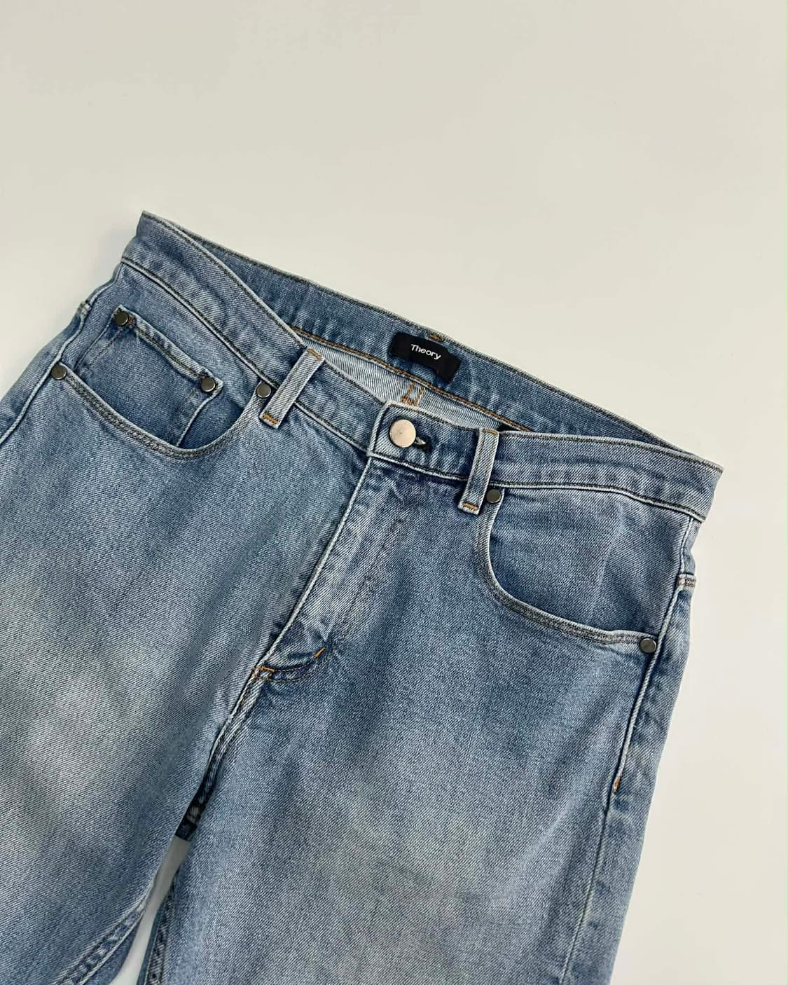 [30] 띠어리 24ss 신형 연청 스트레이트 데님 팬츠 상품이미지3