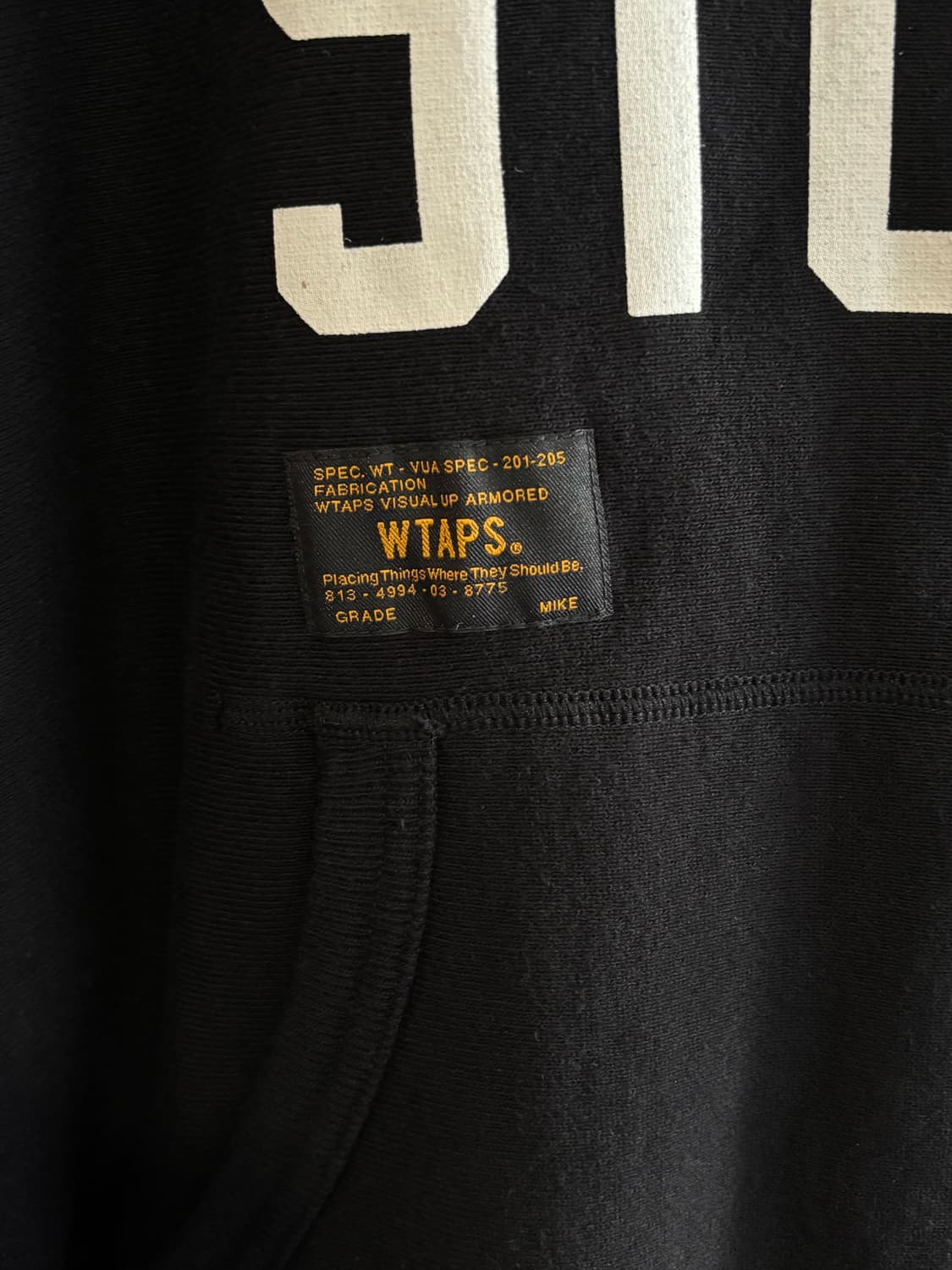 Wtaps design hood sweat 상품이미지2