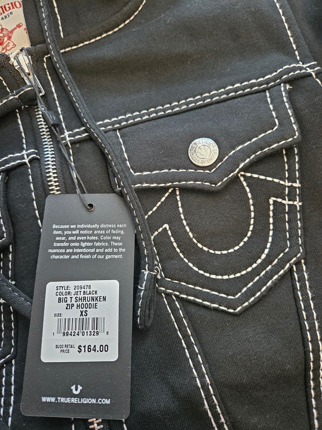 [새제품] 트루 릴리젼 Big T 스웻 셋업 상품이미지6