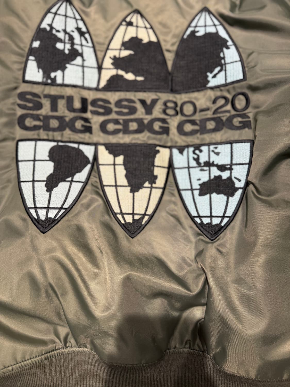 스투시 꼼데가르송 ma-1 마원 M사이즈 상품이미지3