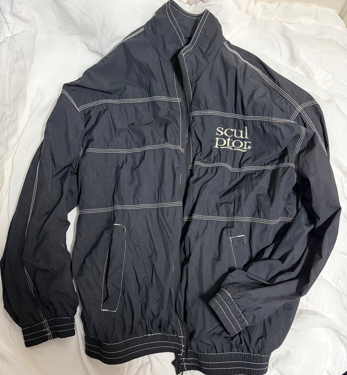 스컬프터 Triple Stitched Windbreaker Black 상품이미지4