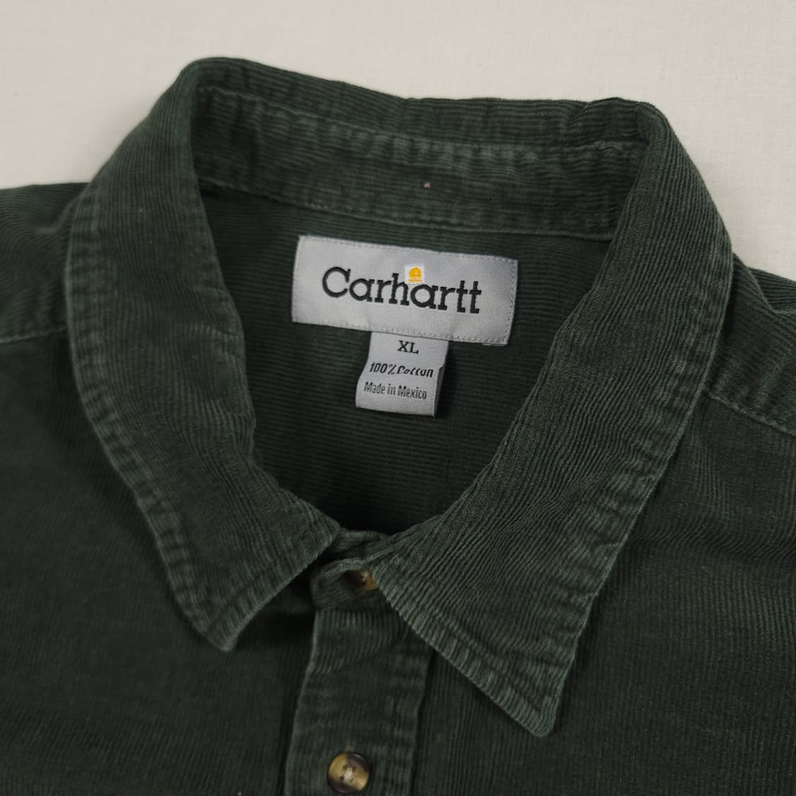 2XL(110) 칼하트 리워크 코듀로이셔츠 카키 상품이미지4