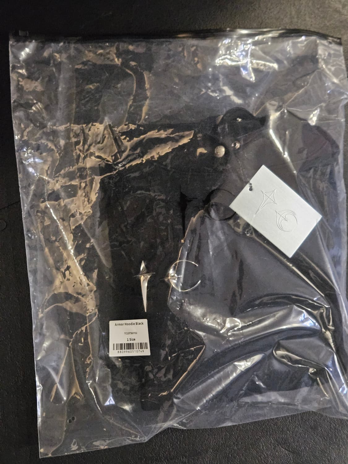 (1) 떠그클럽 아머후드 블랙 새상품 상품이미지1