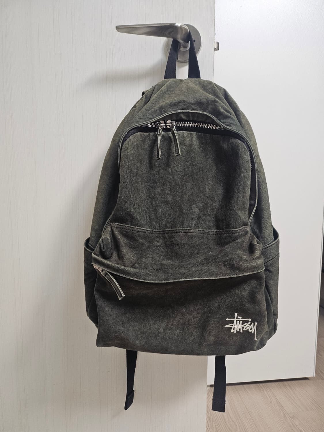 스투시 백팩 워시드블랙 상품이미지1