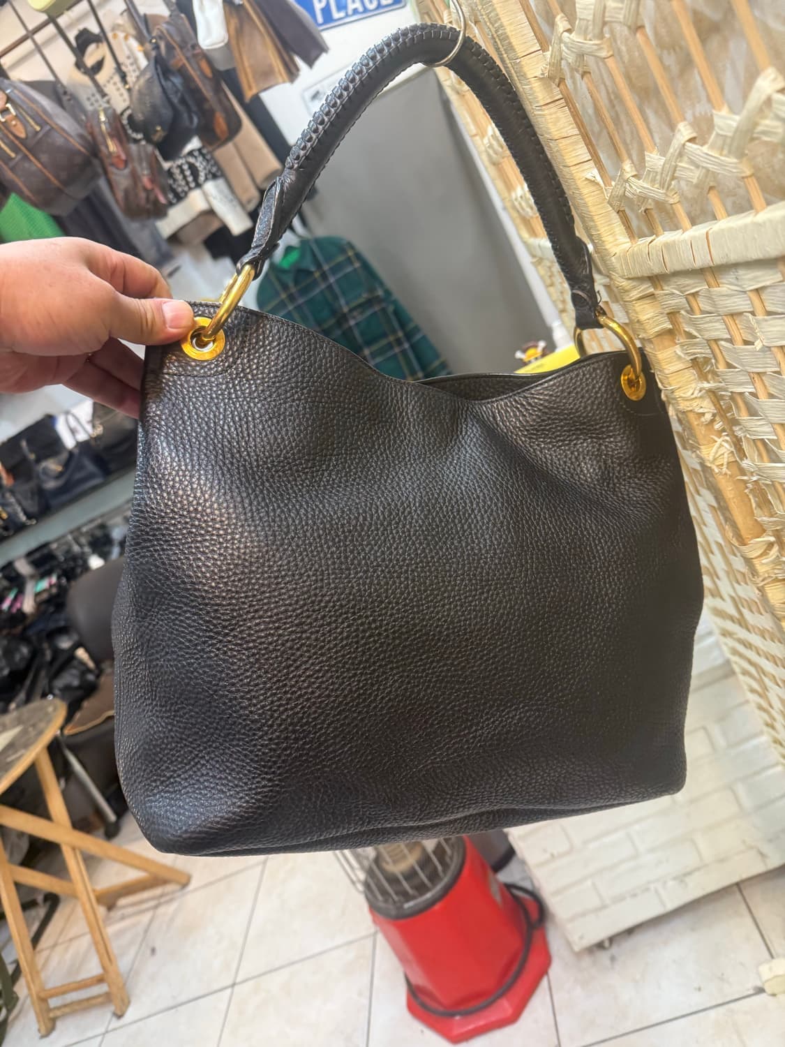 정품 프라다 비텔로 다이노 쇼퍼백 팝니다 상품이미지4