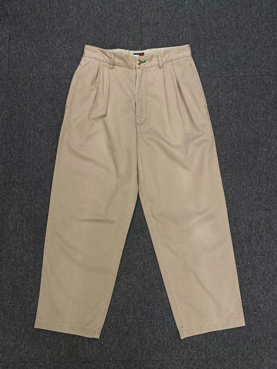 90s Tommy hilfiger 타미힐피거 투턱 코튼 팬츠  상품이미지3