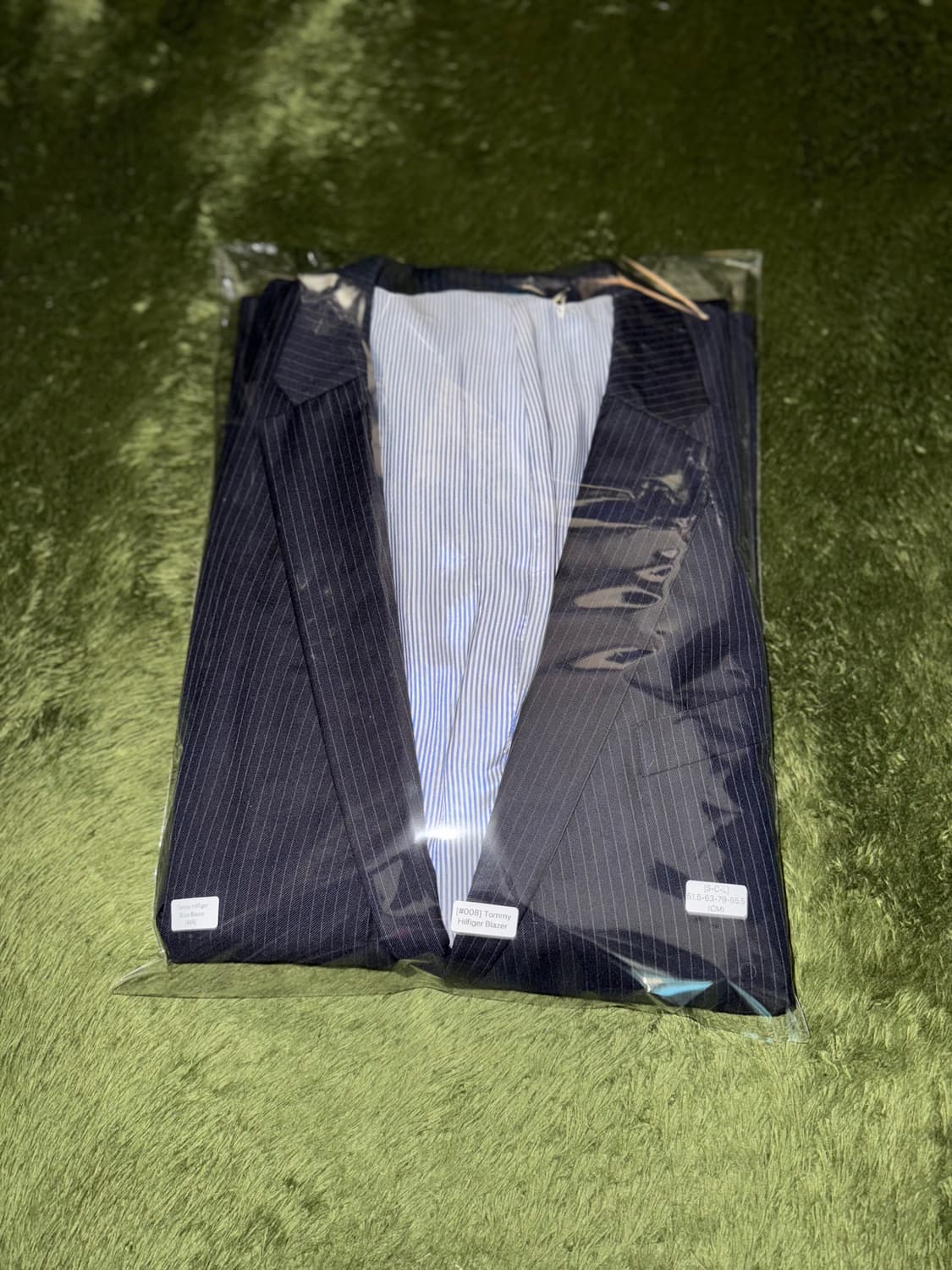 [48R] 타미힐피거 USA 스트라이프 클래식 핏 블레이저 자켓 상품이미지10