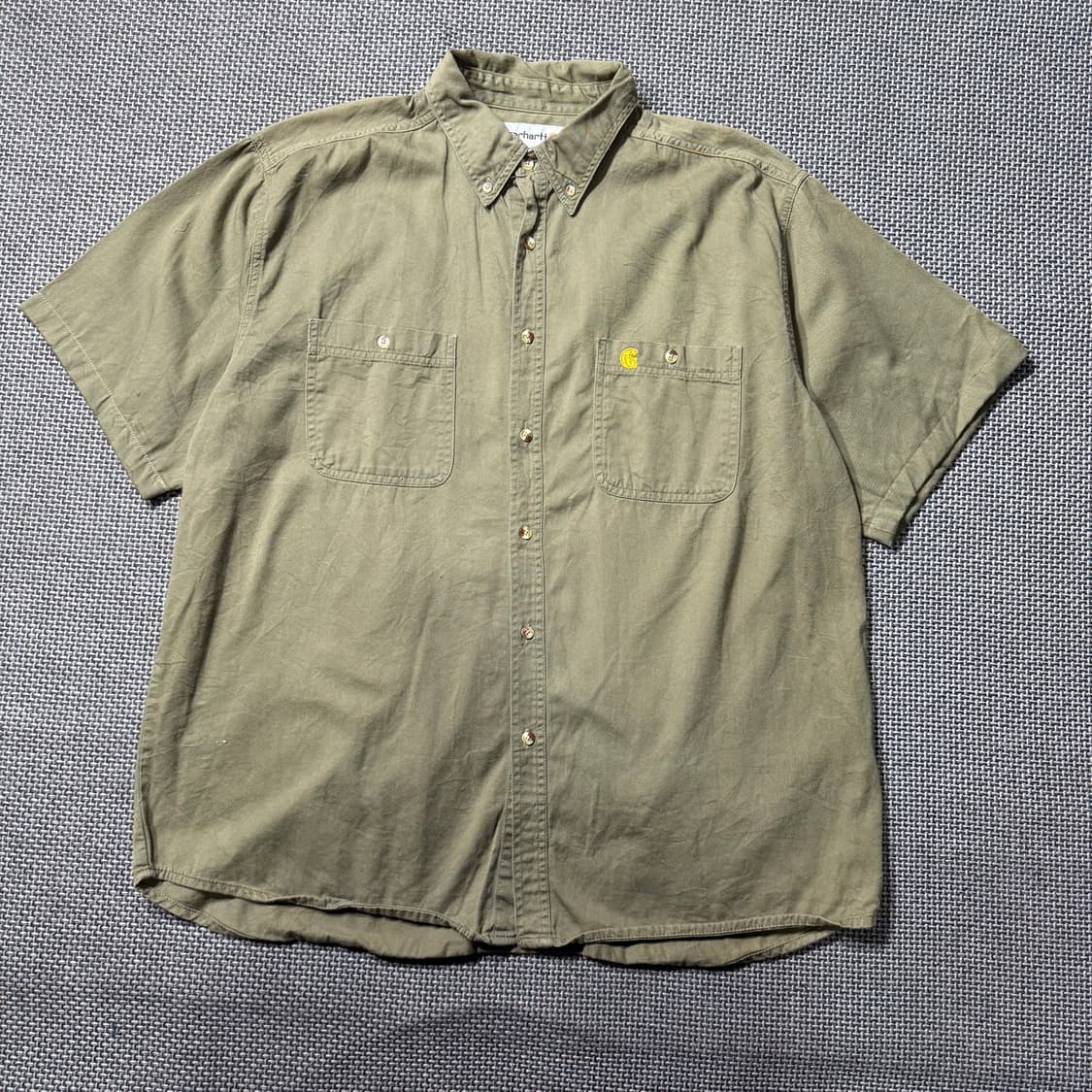 빈티지 칼하트 하프 워크셔츠 (XL/110) OLD_8721 상품이미지1