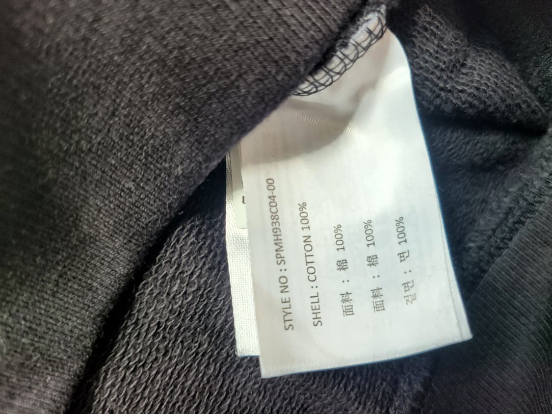 스파오 SPAO 남자 레터자수 후드티 XL 블랙  상품이미지7