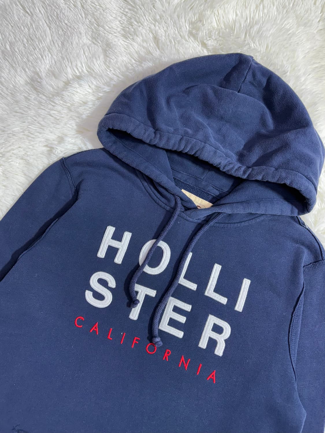 홀리스터 네이비 빅로고 후드  상품이미지5