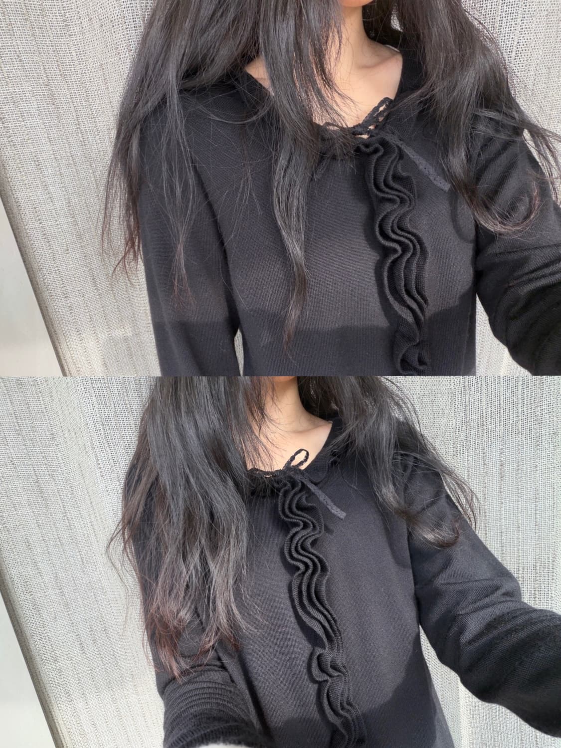 wool frill knit 상품이미지2