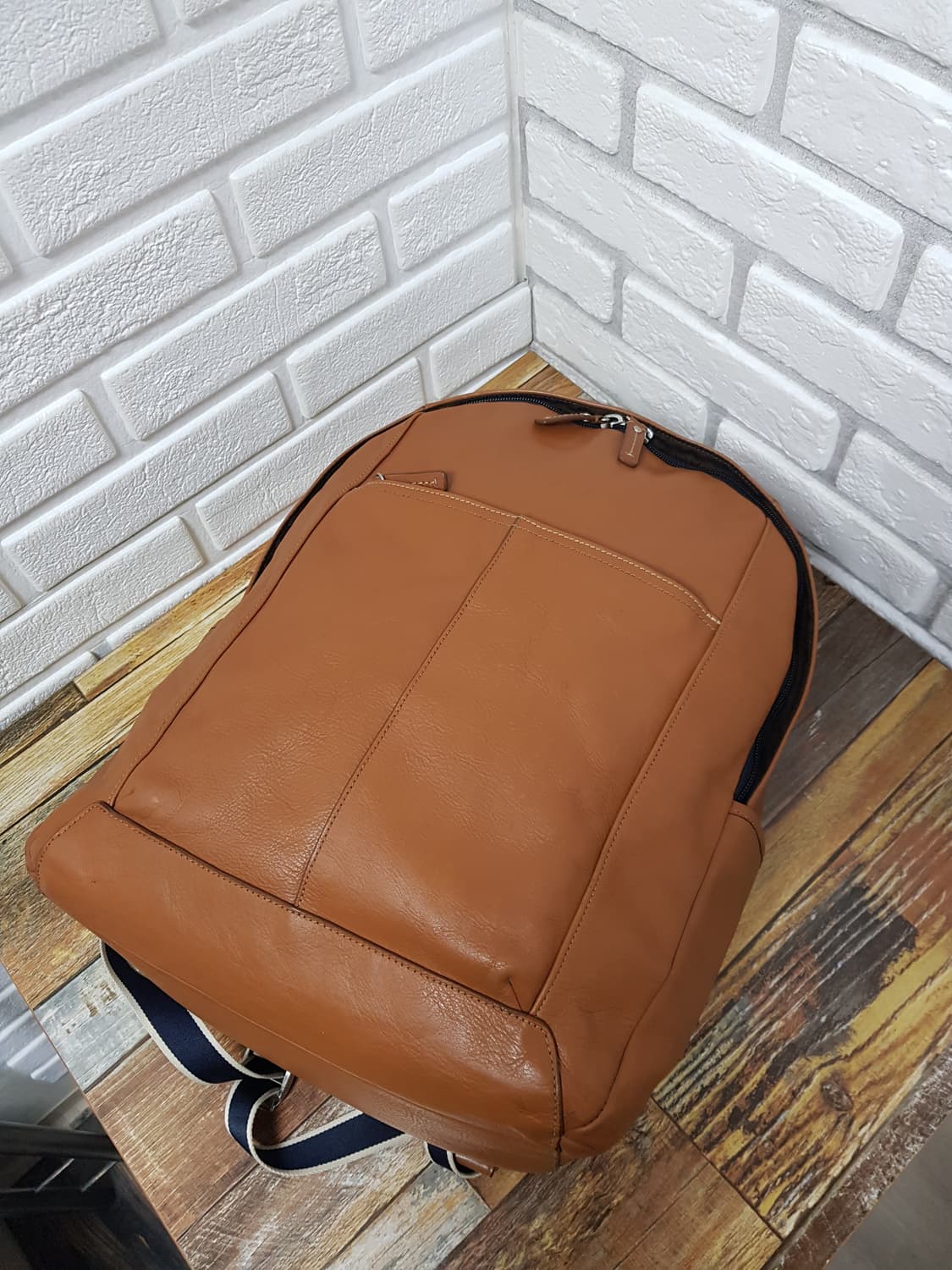 [정품] 코치 가죽 백팩 브라운 상품이미지2