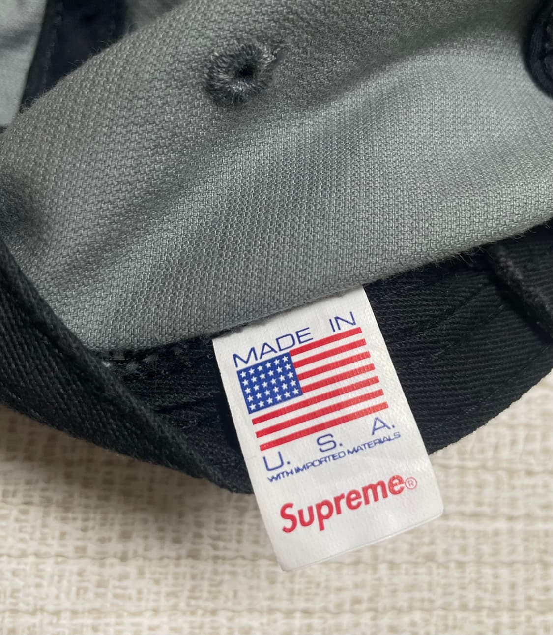 23fw 슈프림 코듀로이 캠프캡 그레이 상품이미지5