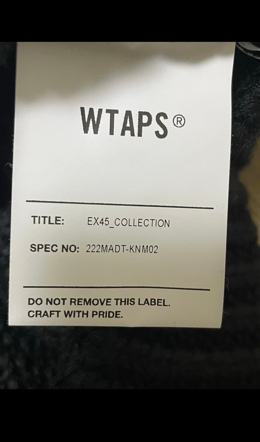 더블탭스 22aw armt 스웨터 1 사이즈 상품이미지4