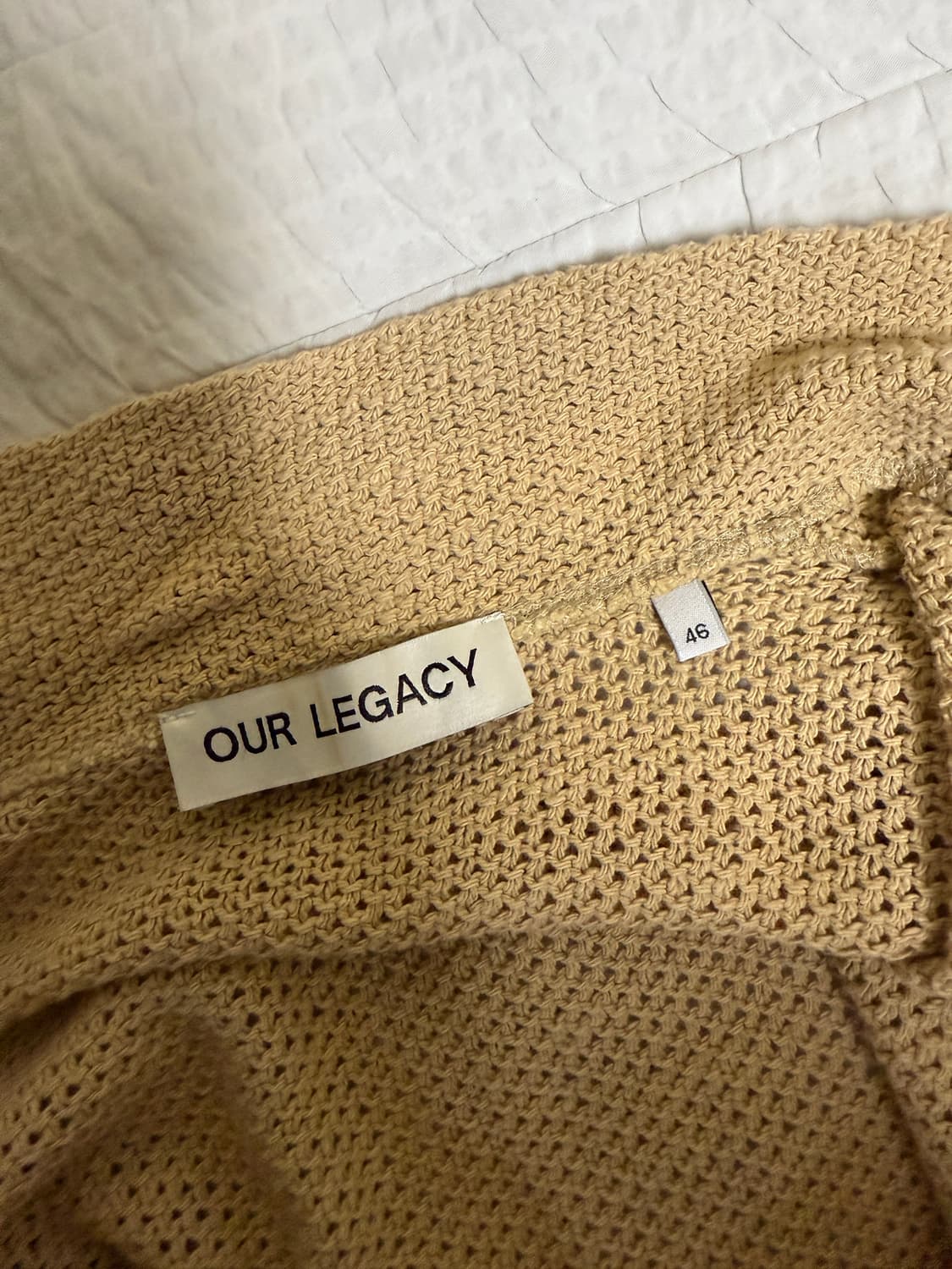 [46] 아워레가시 슈렁큰 집업 베이지 상품이미지4