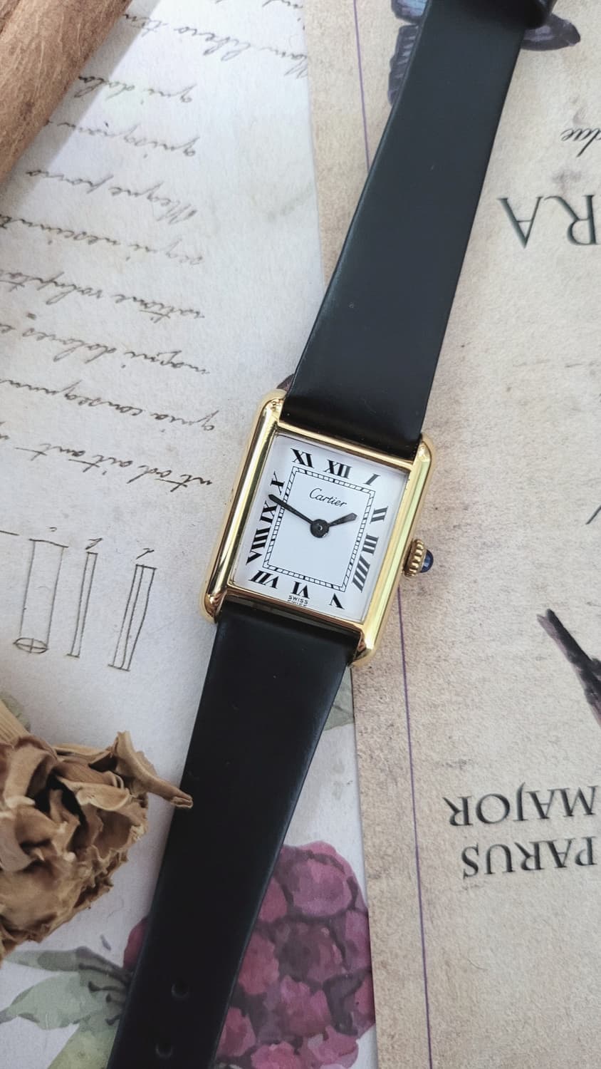 [특가상품]정품 까르띠에 프리 머스트 탱크 여성용 수동시계 상품이미지1