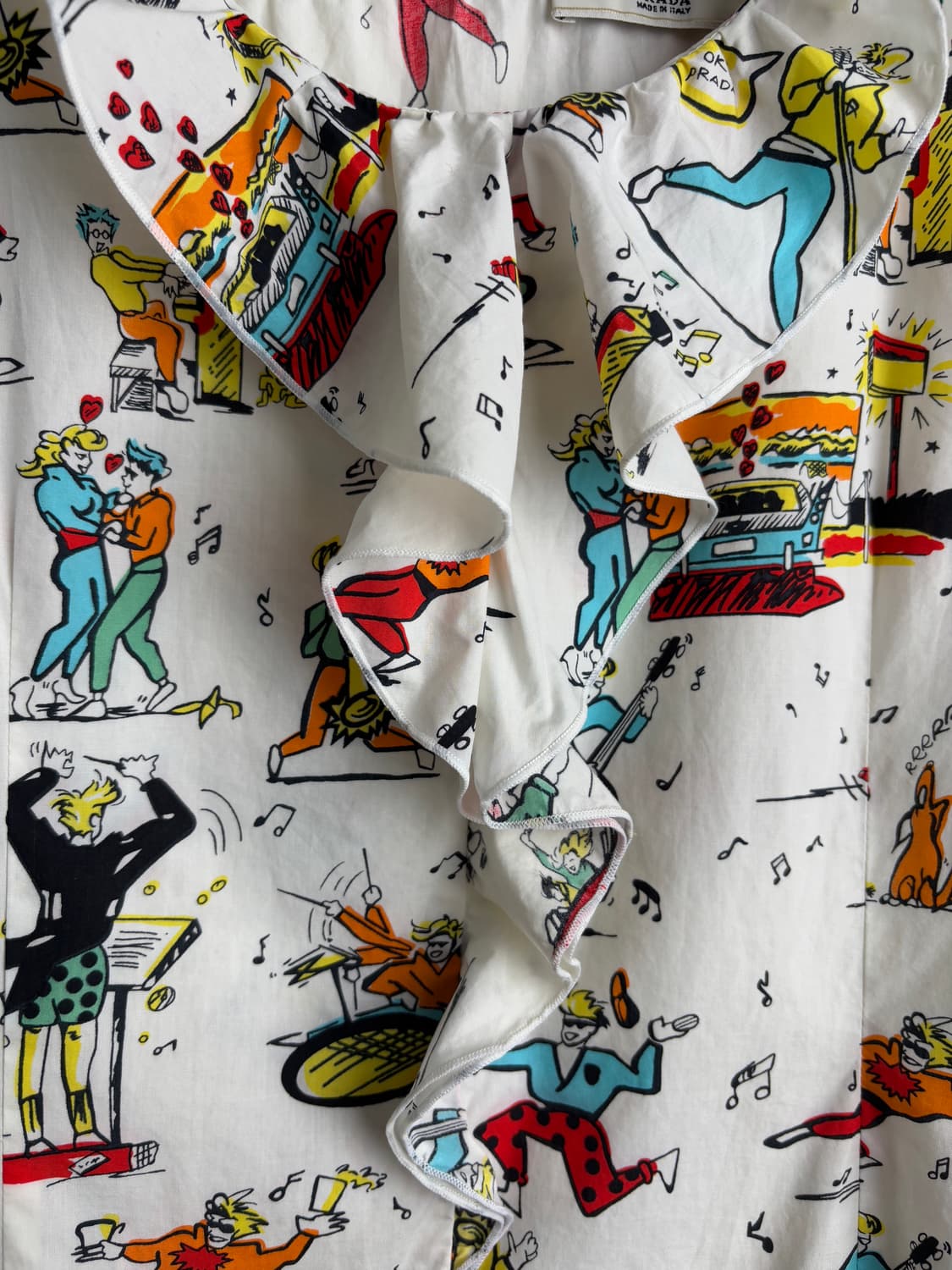 PRADA SS12 Runway Dance Print Dress 상품이미지3