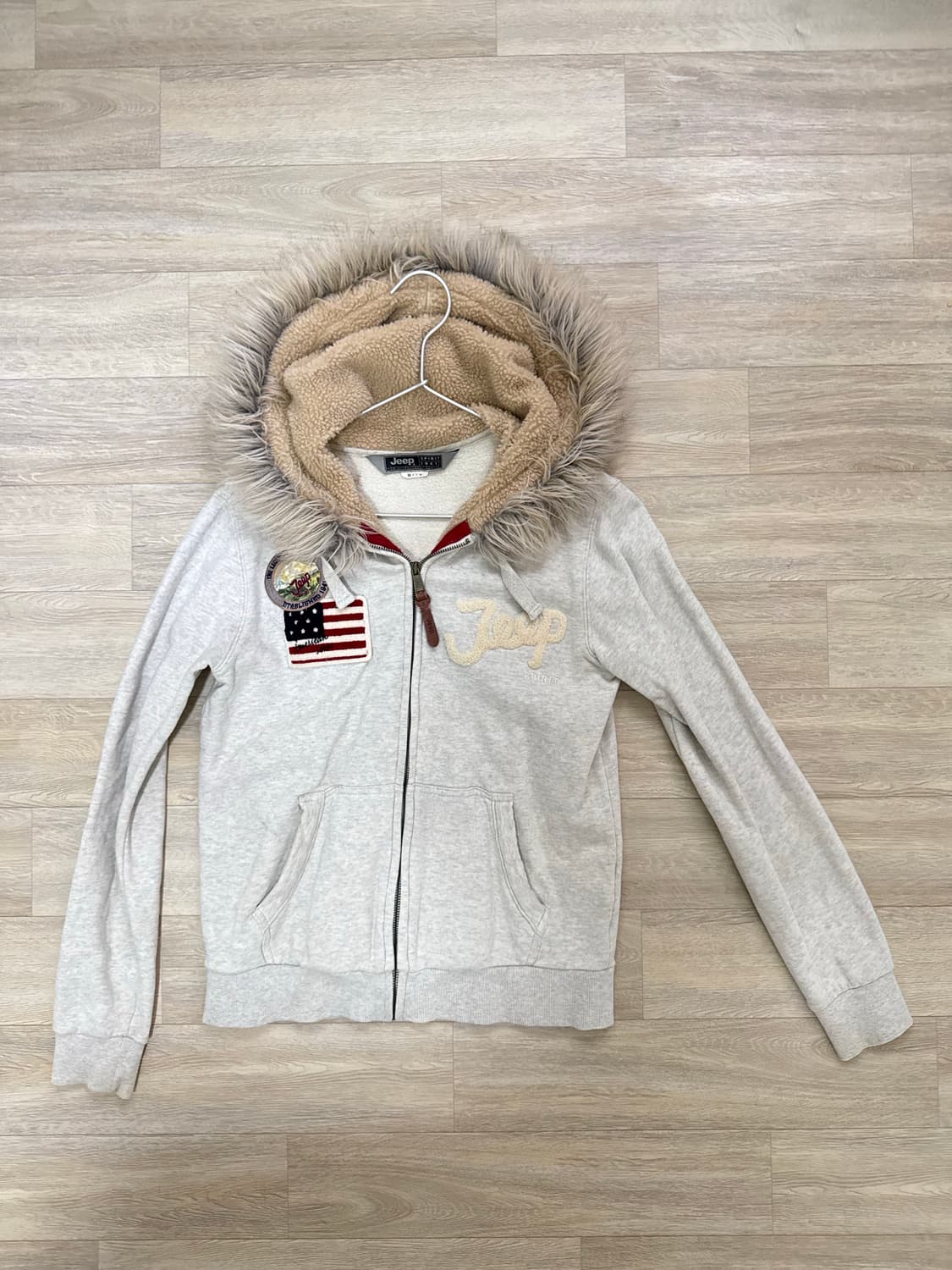 지프 퍼 후드집업 S 상품이미지1