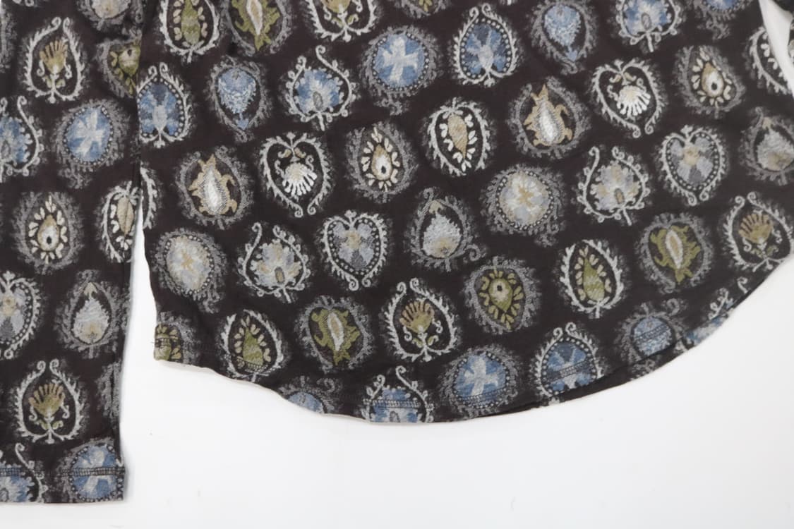 지아니 로 주디체 빈티지 에스닉 오너먼트 울 블렌드 티셔츠 상품이미지7