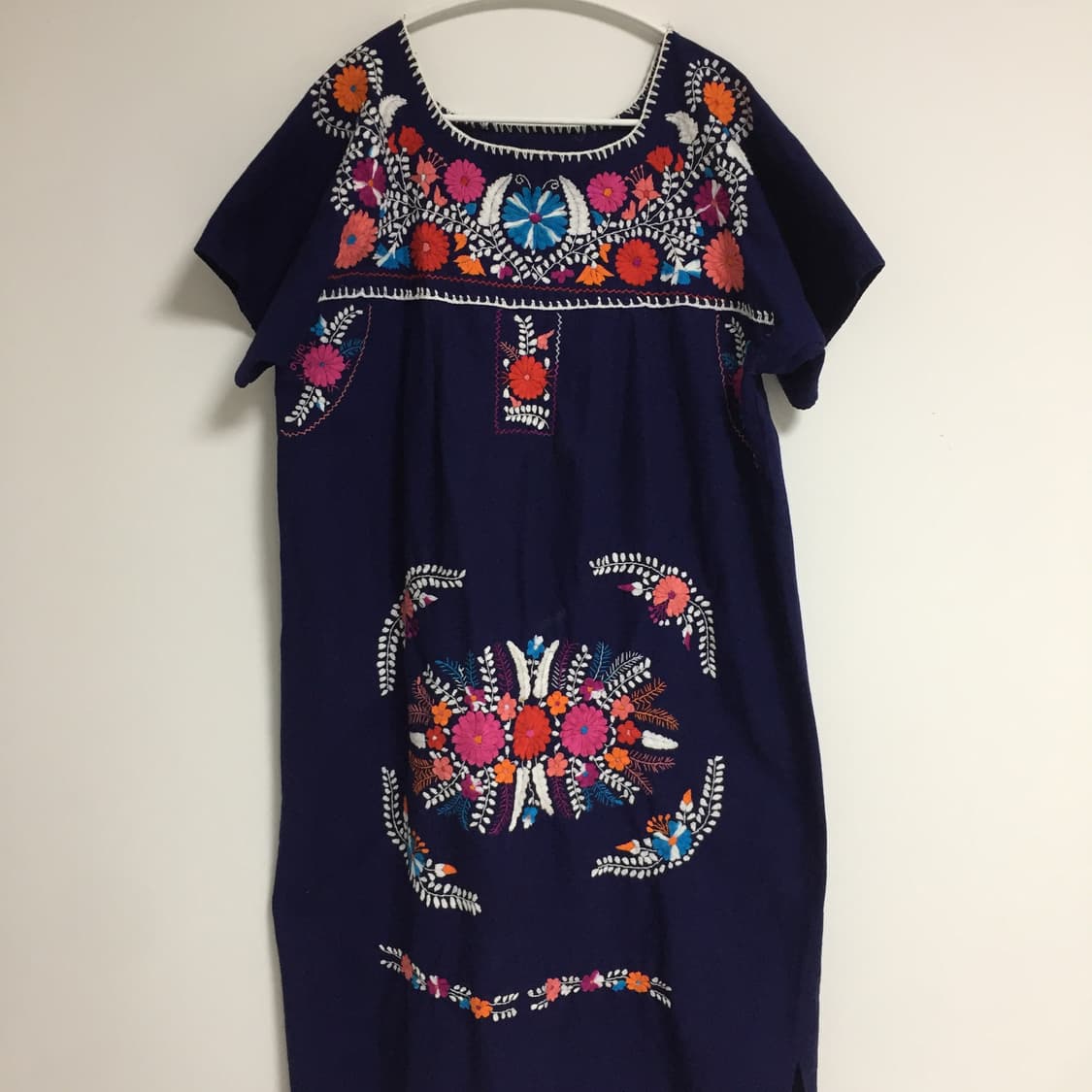 (착용샷 O) 빈티지 하구미 멕시코 자수 원피스 상품이미지2