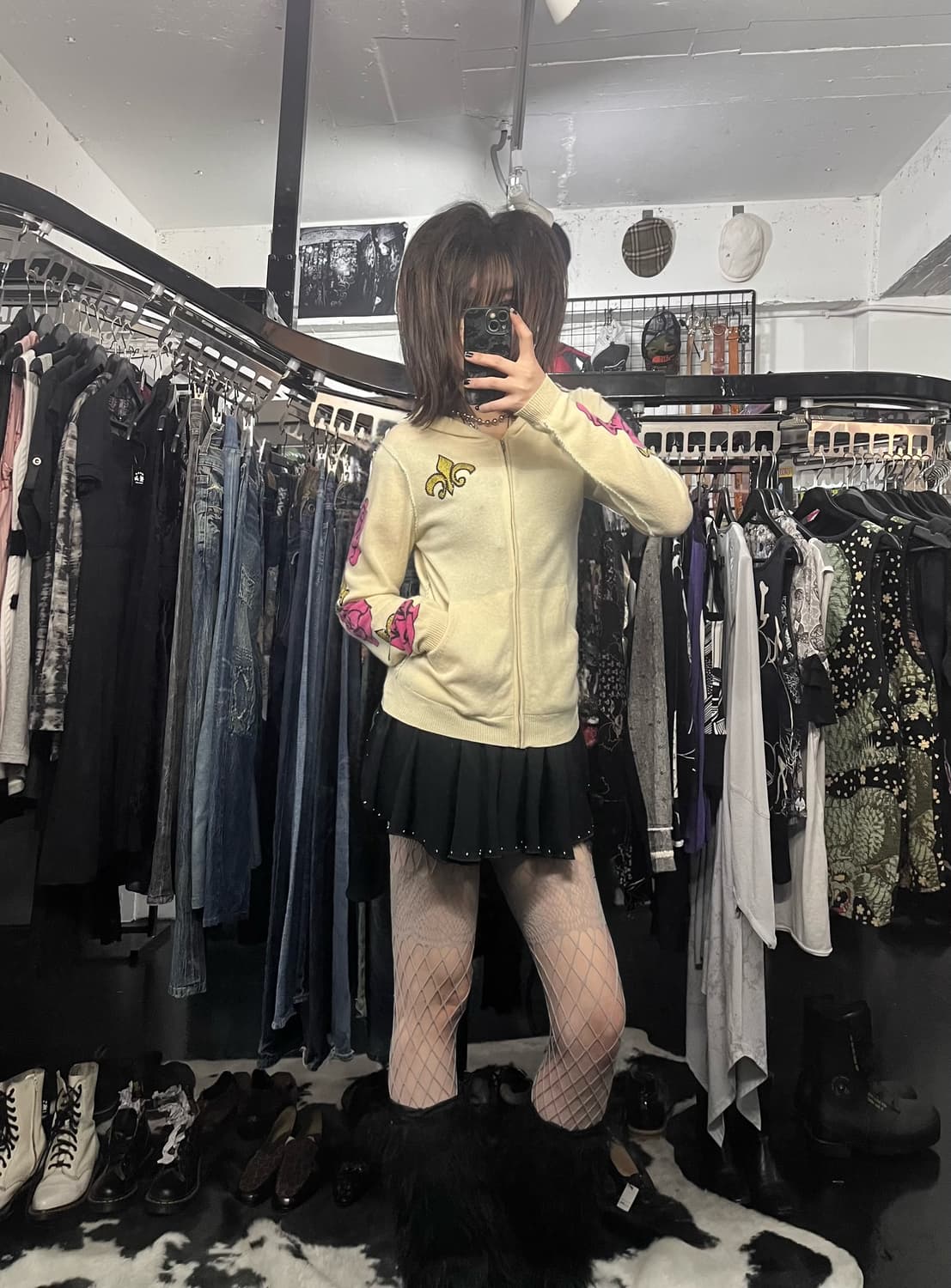 Raw 7 cashmere 100% 트위티 후드집업 상품이미지1