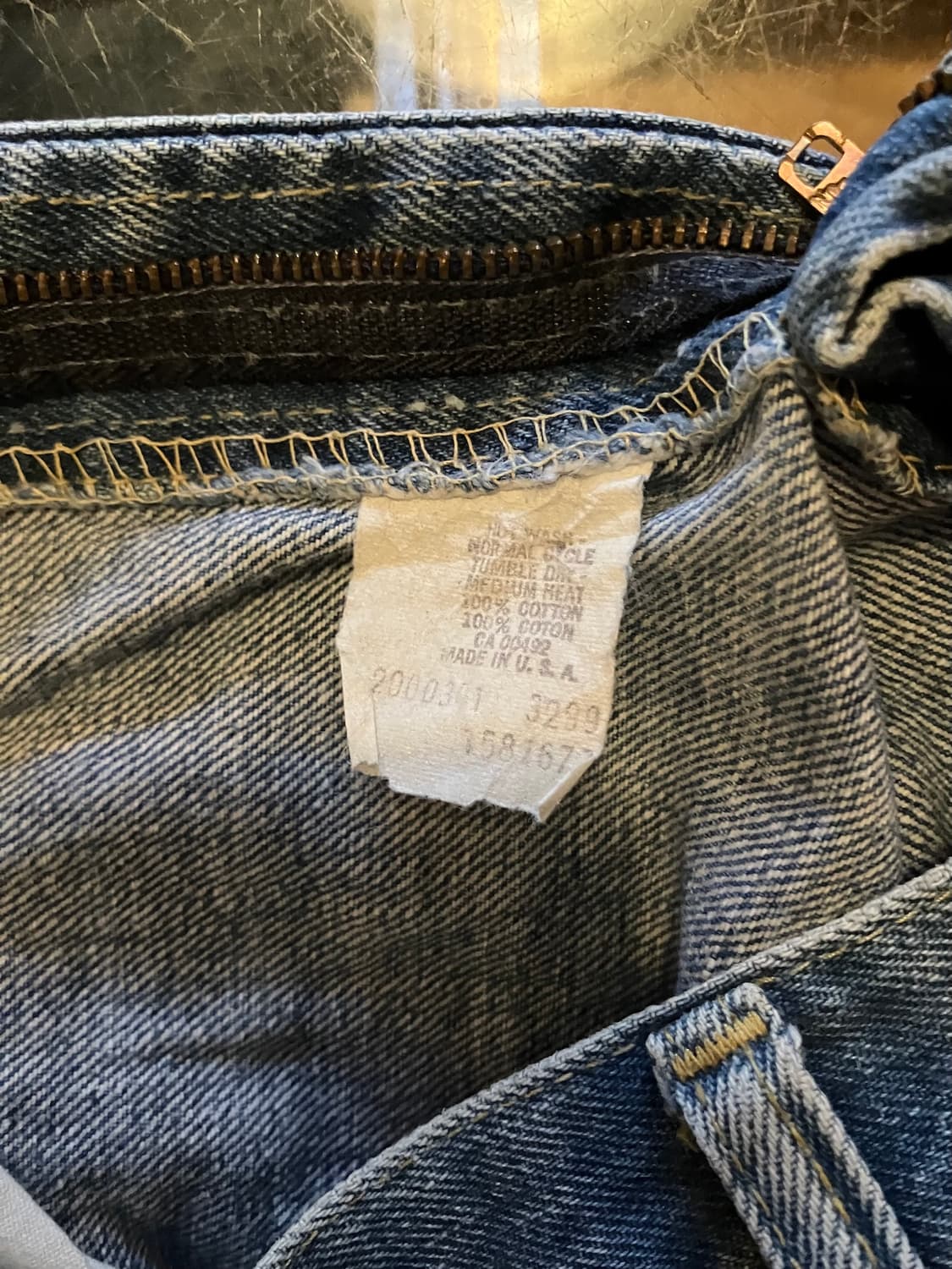 70s USA LEE 빈티지 리 라이더스 200 부츠컷 카우보이 데님팬츠 상품이미지8