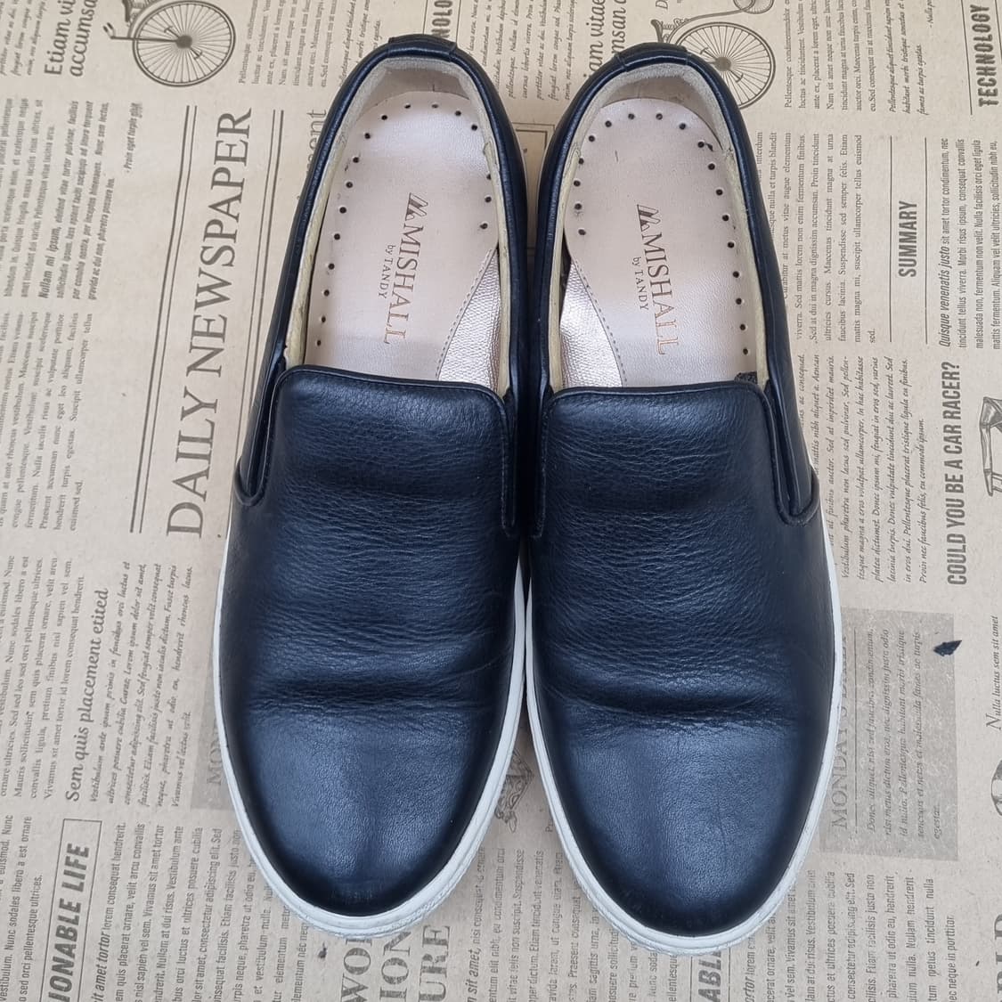 미쉘바이탠디 레더 여성슬립온 실사이즈240 상품이미지2