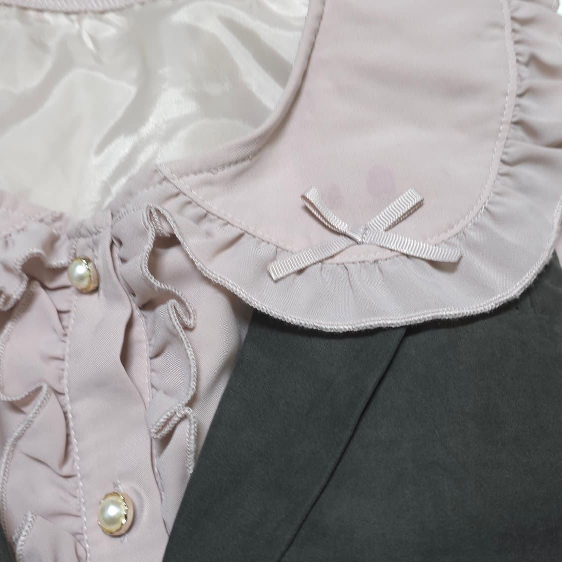 빈티지 에블린 공겜여주 블라우스 로걀 베스트 세트 히메갸루 리즈리사깔 상품이미지4