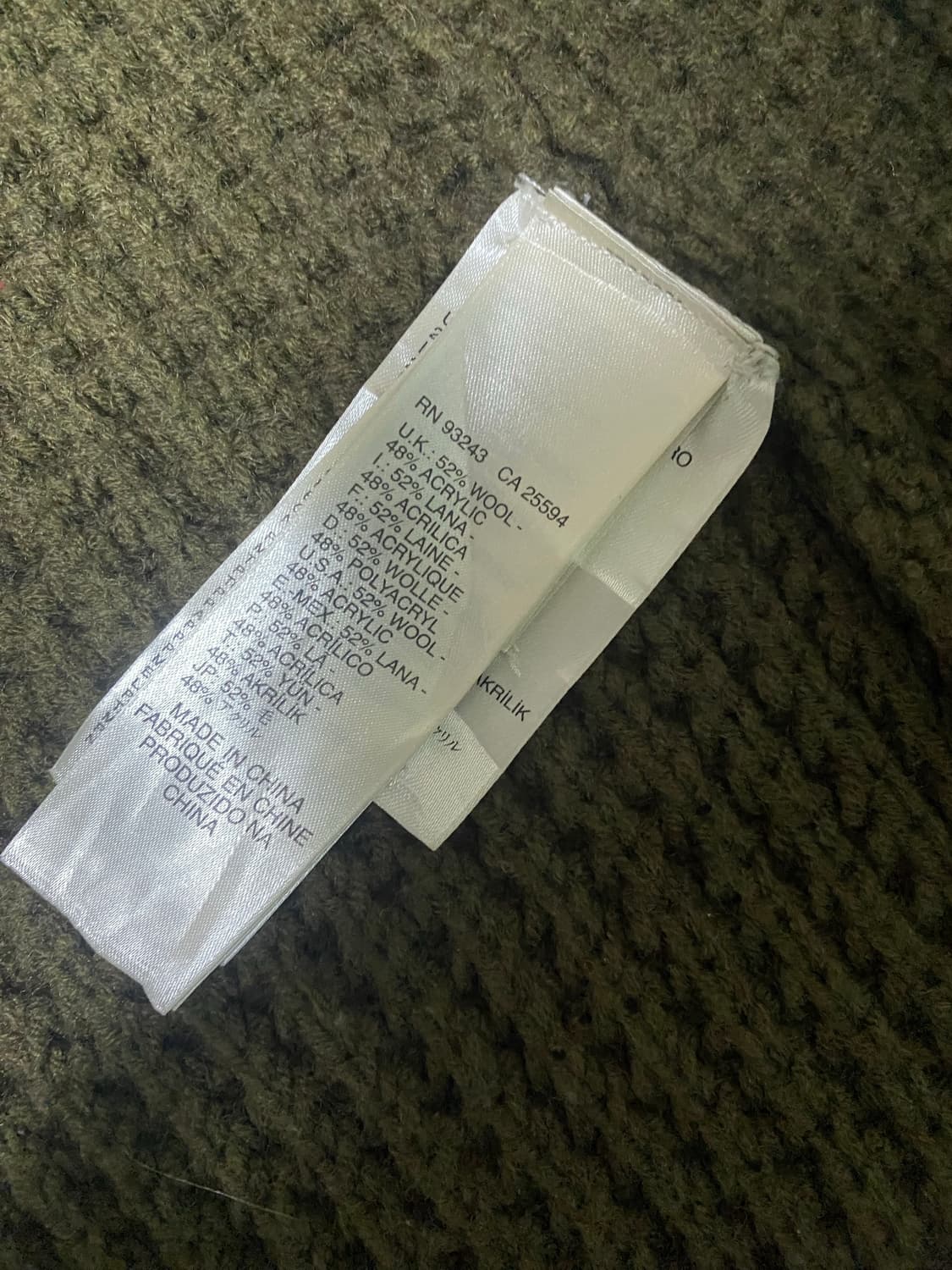 디젤 트리콧 와플 후디 스웨터 상품이미지8