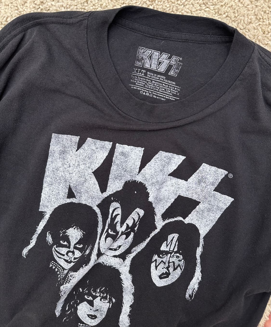 KISS 키스 밴드 그래픽 반팔 티셔츠 XXL 상품이미지8