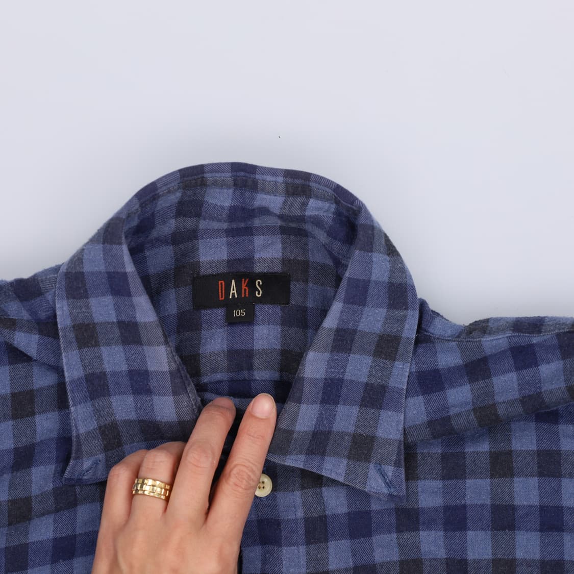 105 닥스 체크 긴팔 셔츠 0306H1 상품이미지3