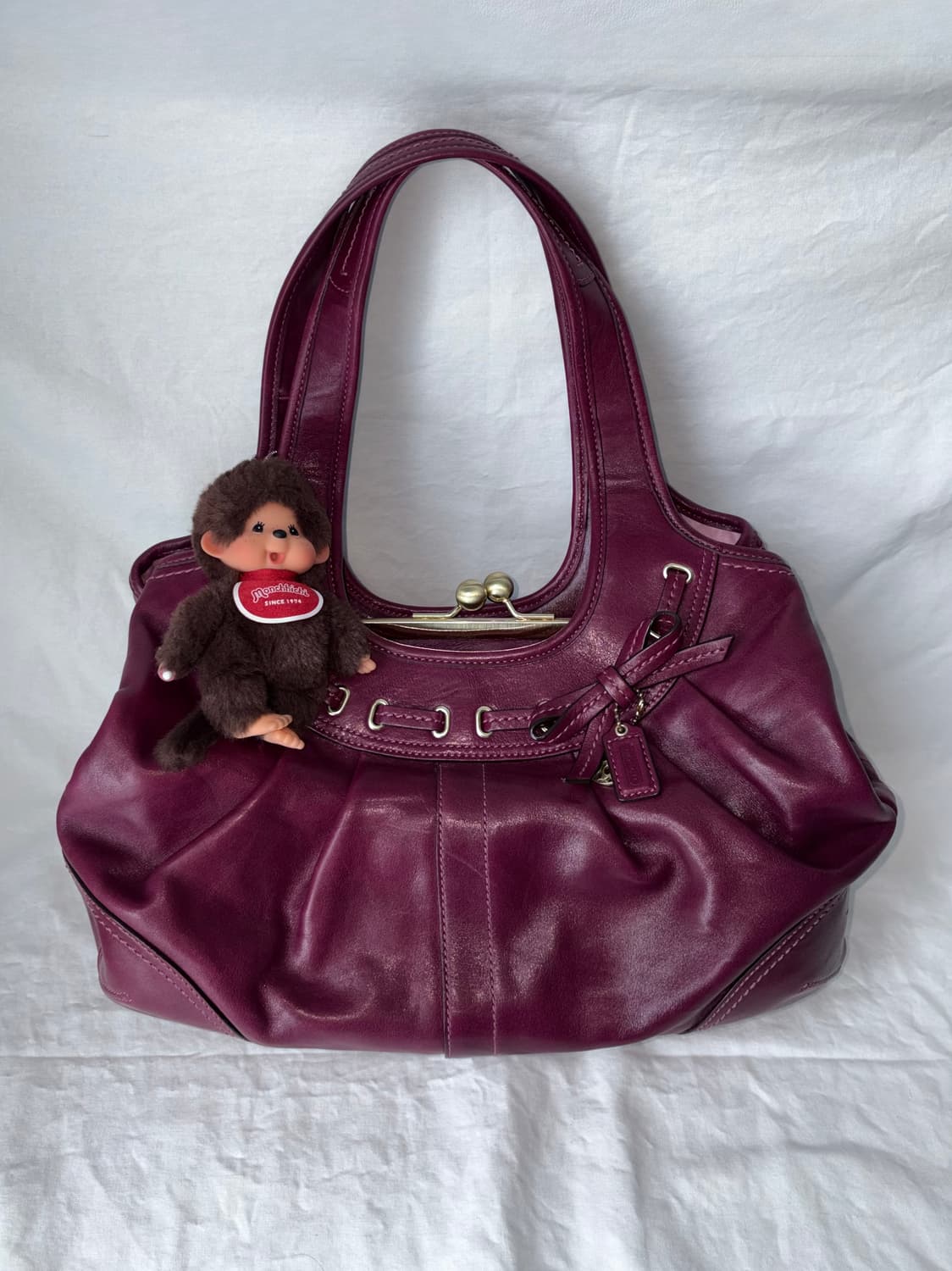 Coach puple ribbon shouder bag 상품이미지2