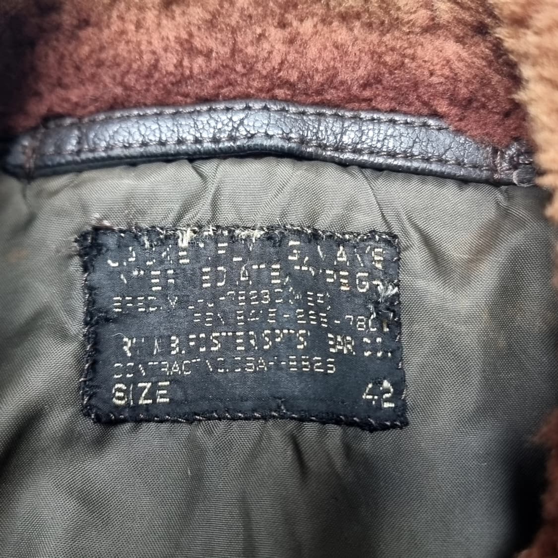 60s Irvin B. Foster에서 제조한 미해군 G-1자켓(42) 상품이미지4