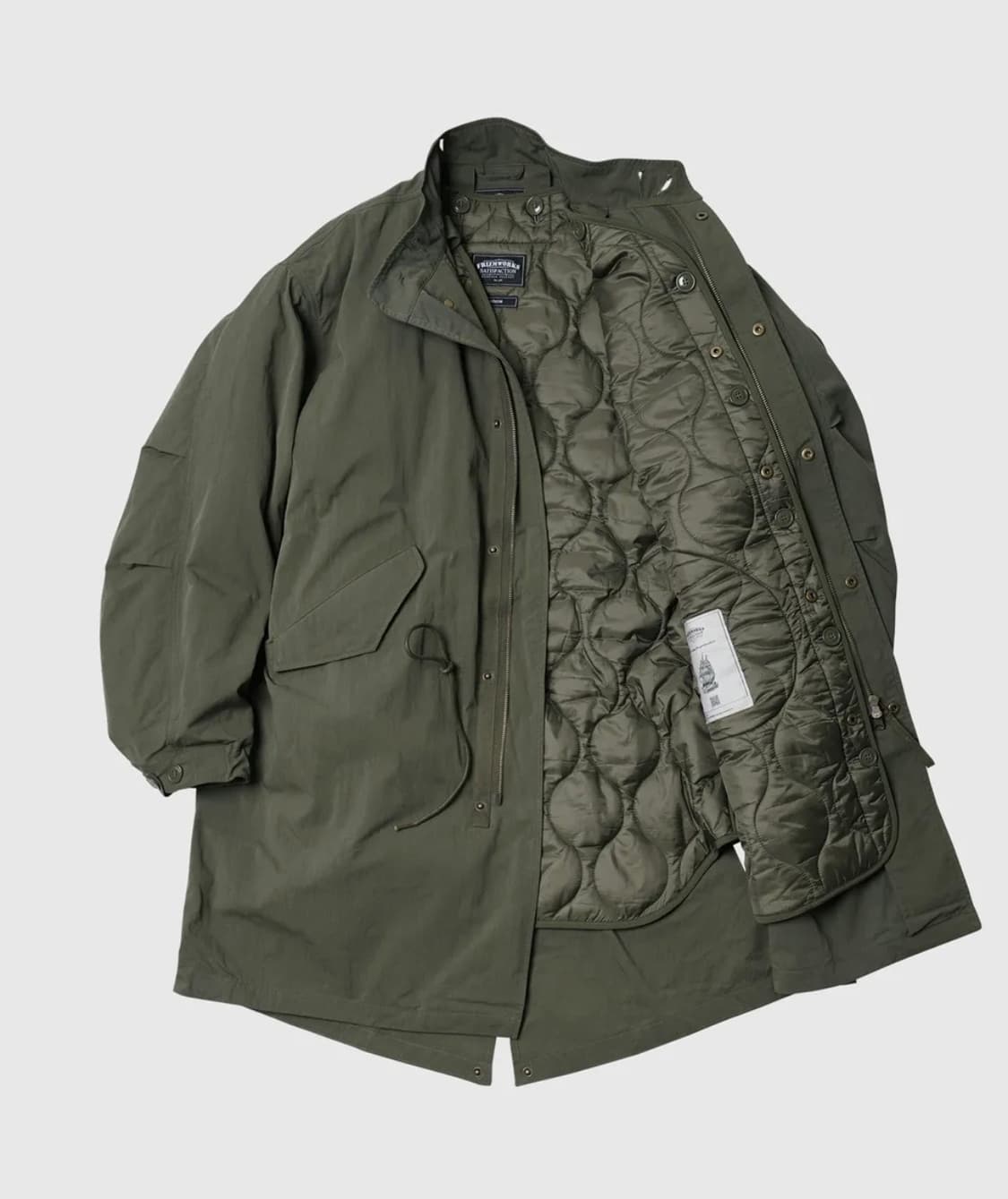 VINCENT M1965 FISHTAIL PARKA, Olive, L 상품이미지3