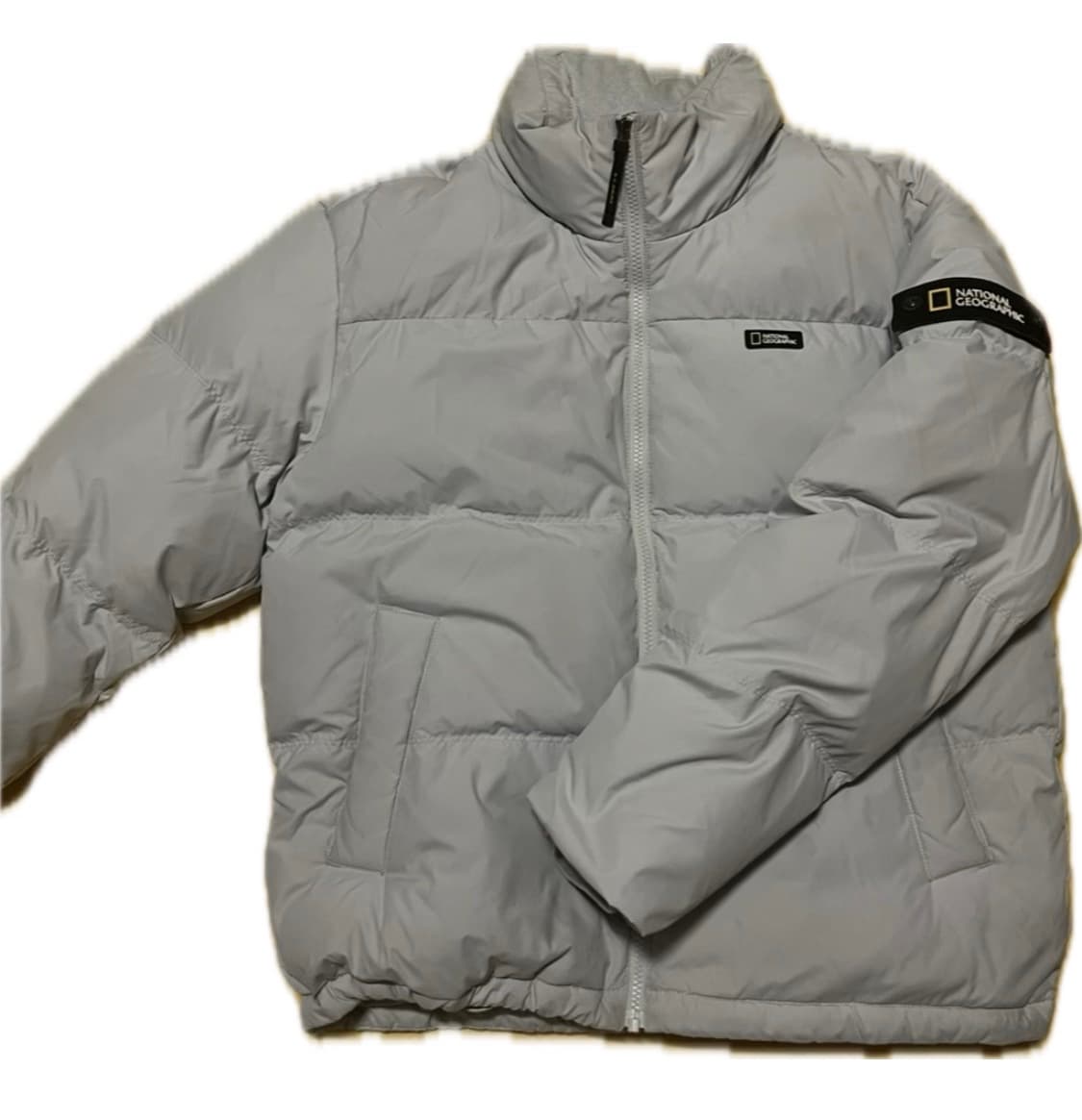 내셔널지오그래픽 그레이 패딩 백화점 m사이즈 상품이미지1