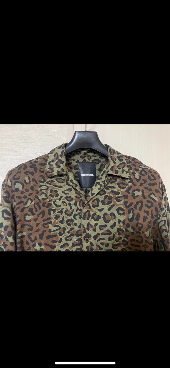 네이버후드 레오파드 셔츠 L 상품이미지3