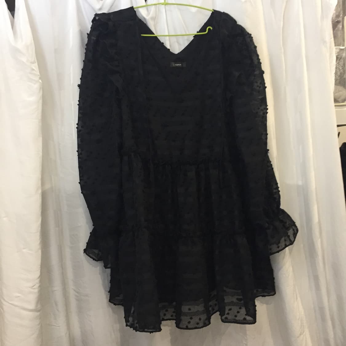 Vintage 고스로리 고딕 공겜여주 프릴 원피스 상품이미지3