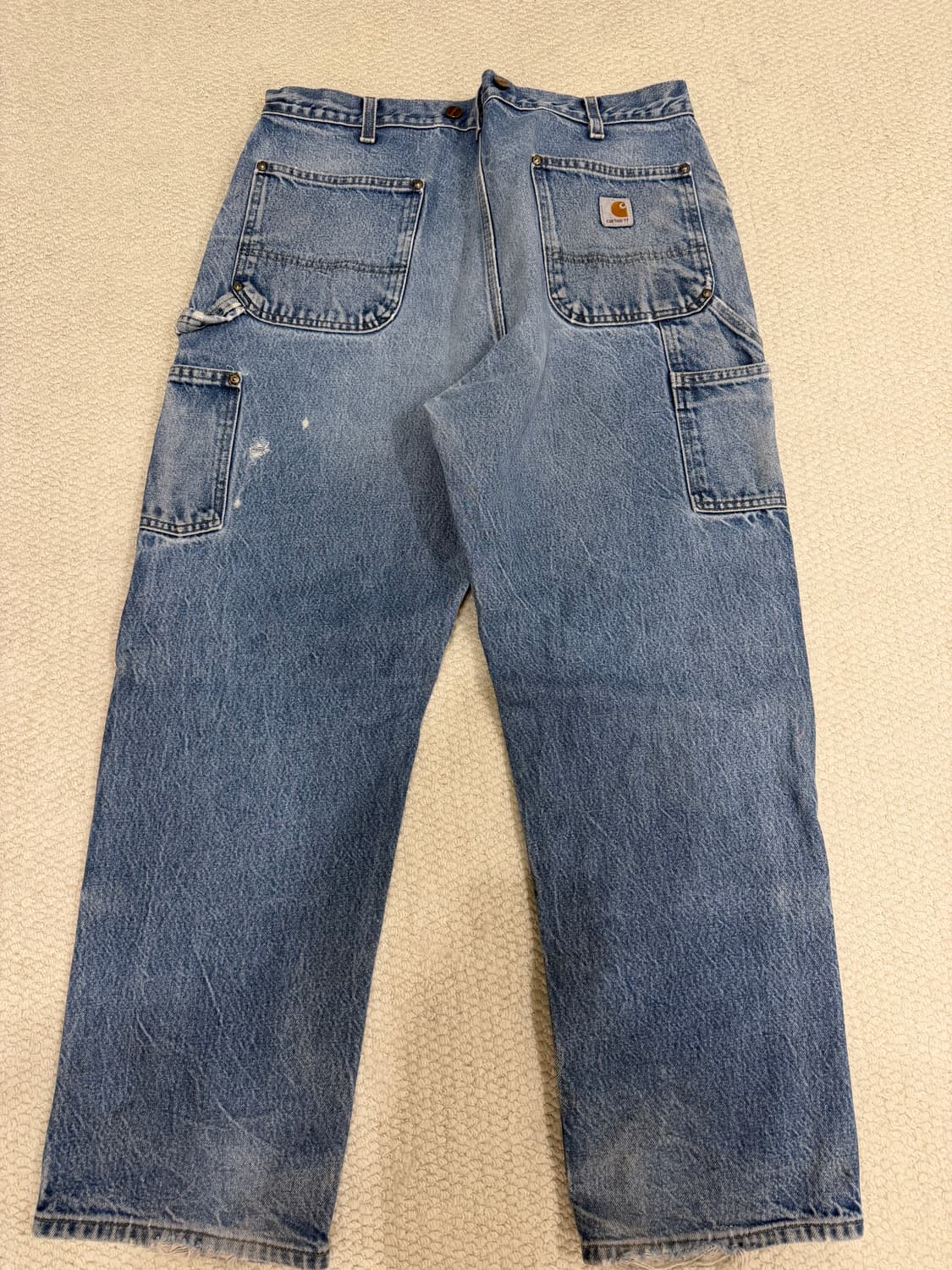 오리지널 USA 빈티지 칼하트 데님 더블니 B07 36X30 상품이미지2