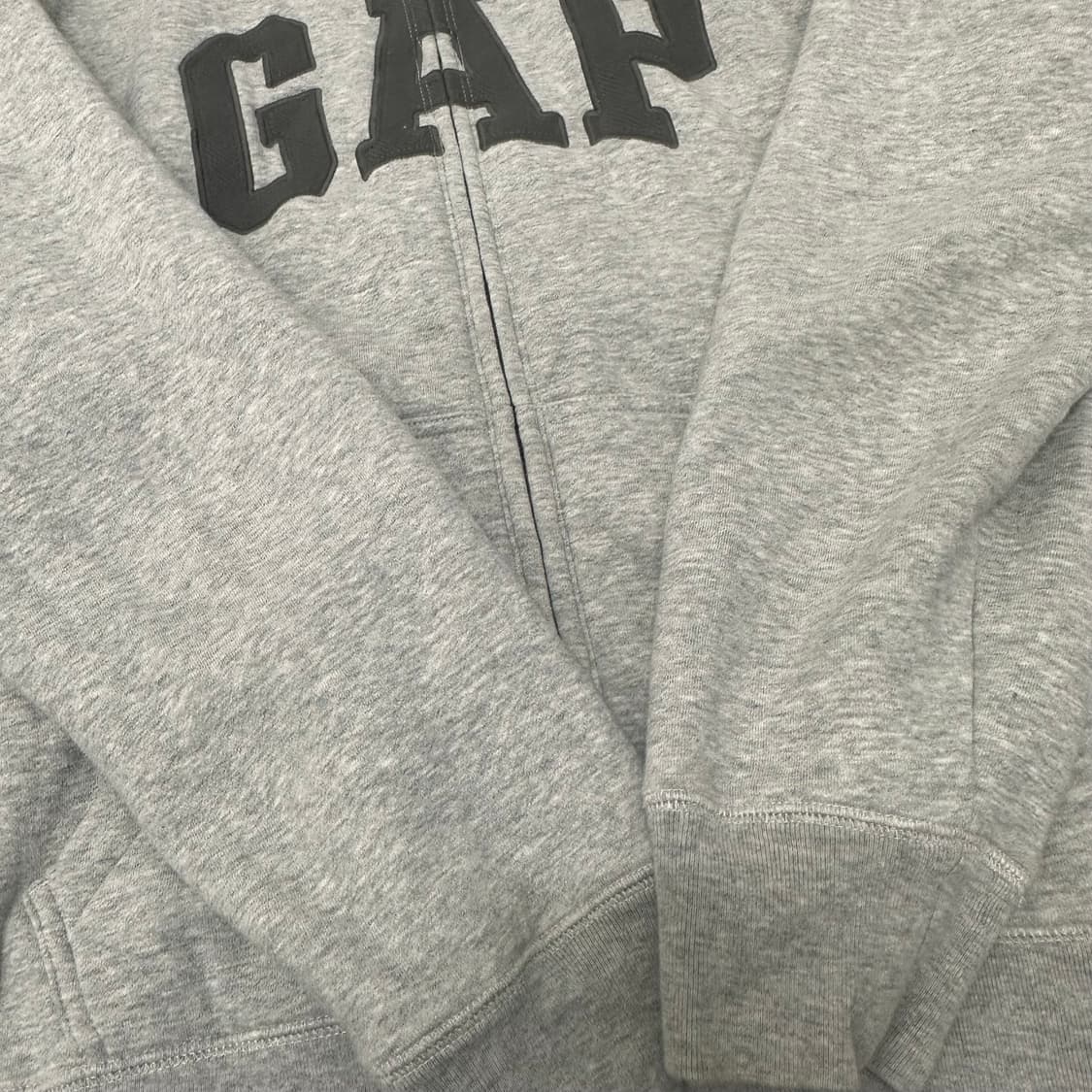 GAP 갭 기모 후드집업 그레이 XL 상품이미지4