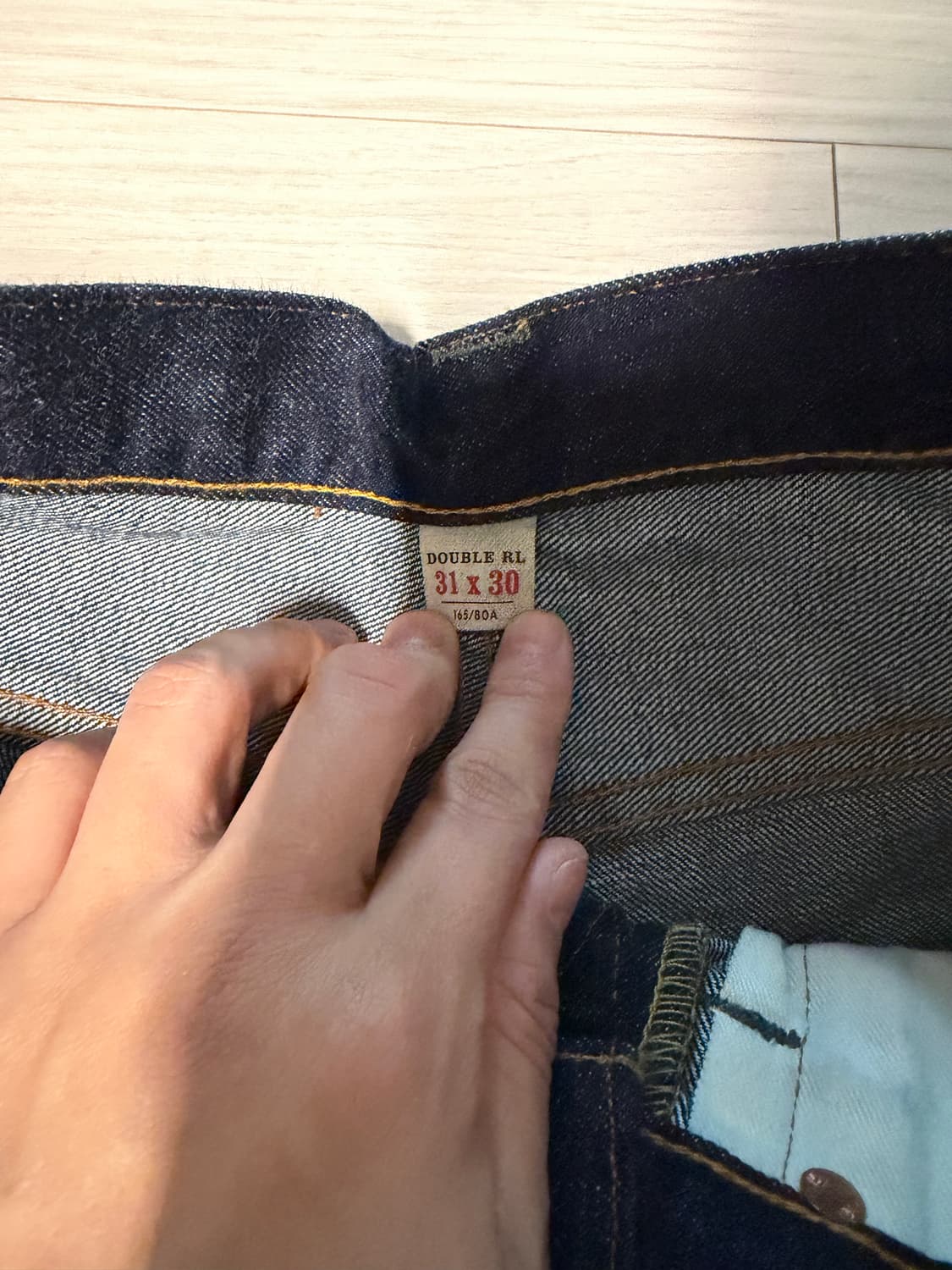 RRL 빈파포 이스트웨스트 셀비지 31x 30 상품이미지2