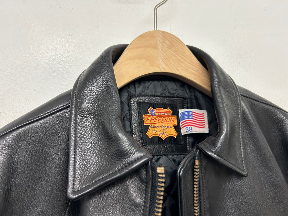 90s Freedom Leather Company by Cozy 레더자켓 상품이미지6