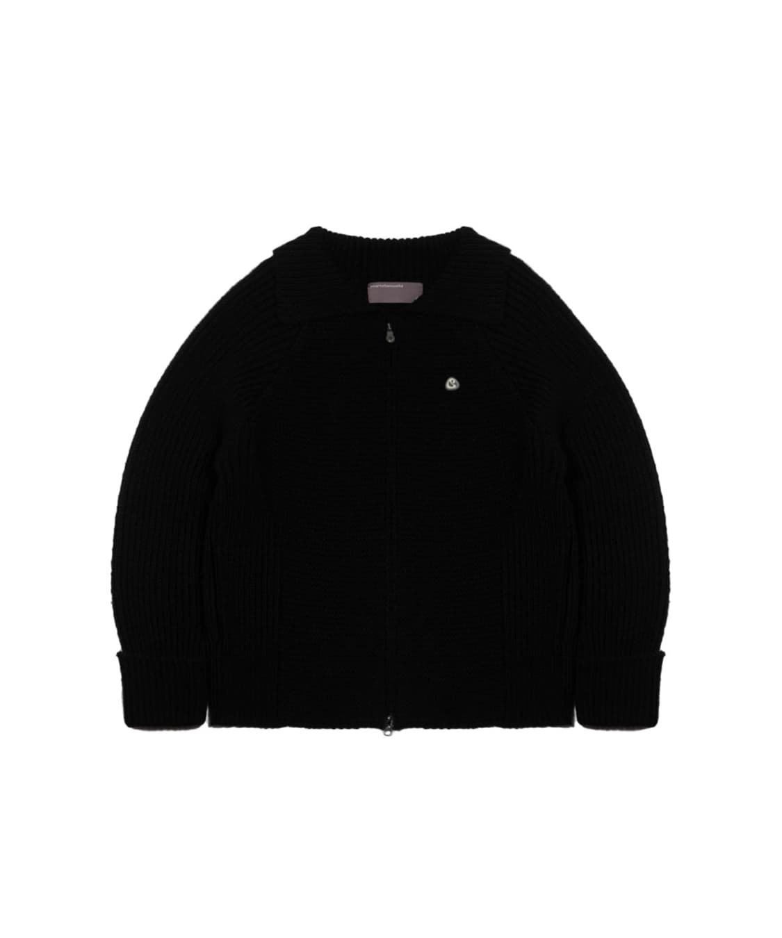 코이세이오 세일러 니트 집업 블랙 상품이미지2