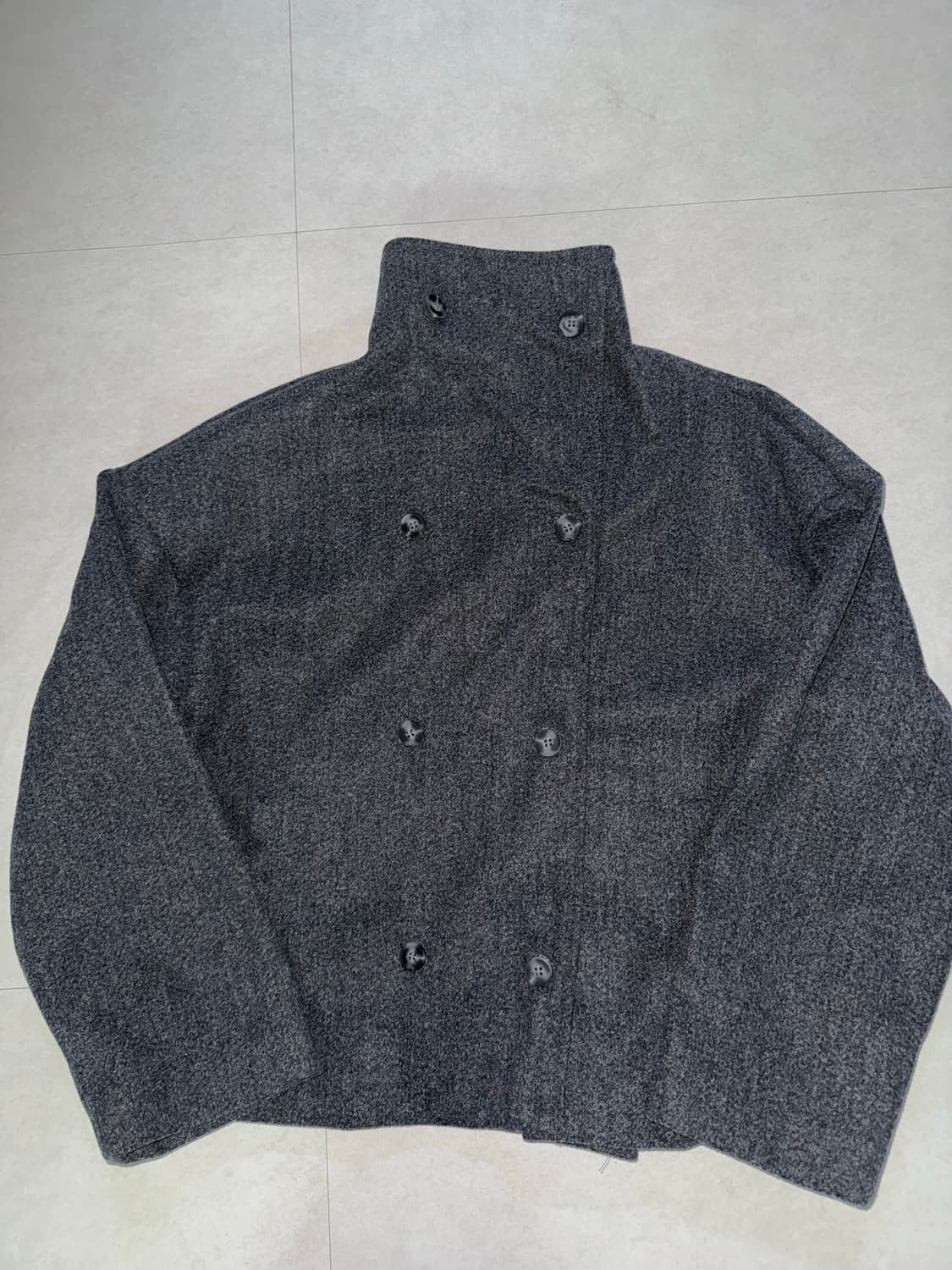 터틀넥 오버코트 / 다크그레이  상품이미지2