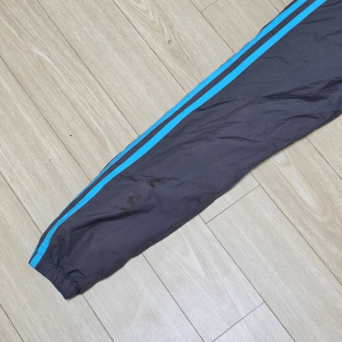 일본판 아디다스) 빈티지 회색x블루 배색 올드스쿨 희귀 바람막이 져지 상품이미지5