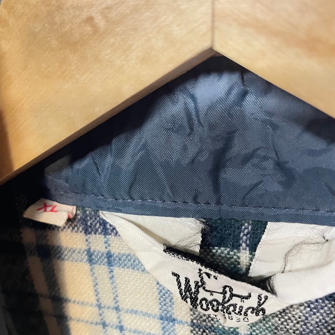 1990s 울리치 체크 플란넬 셔츠 상품이미지4