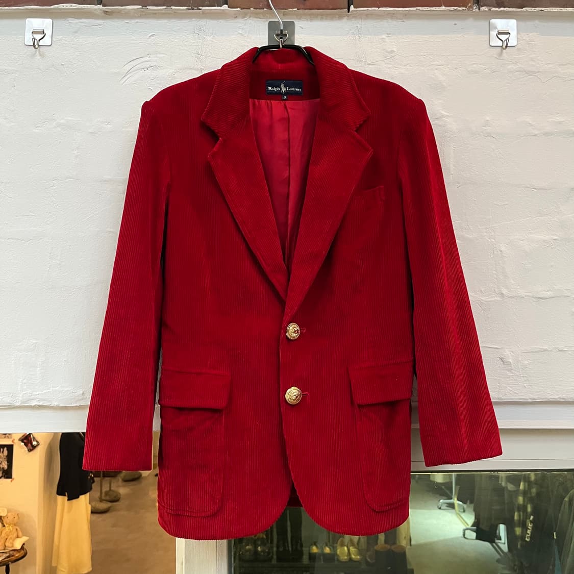 Ralph Lauren 레드 코듀로이 블레이저 9 상품이미지1