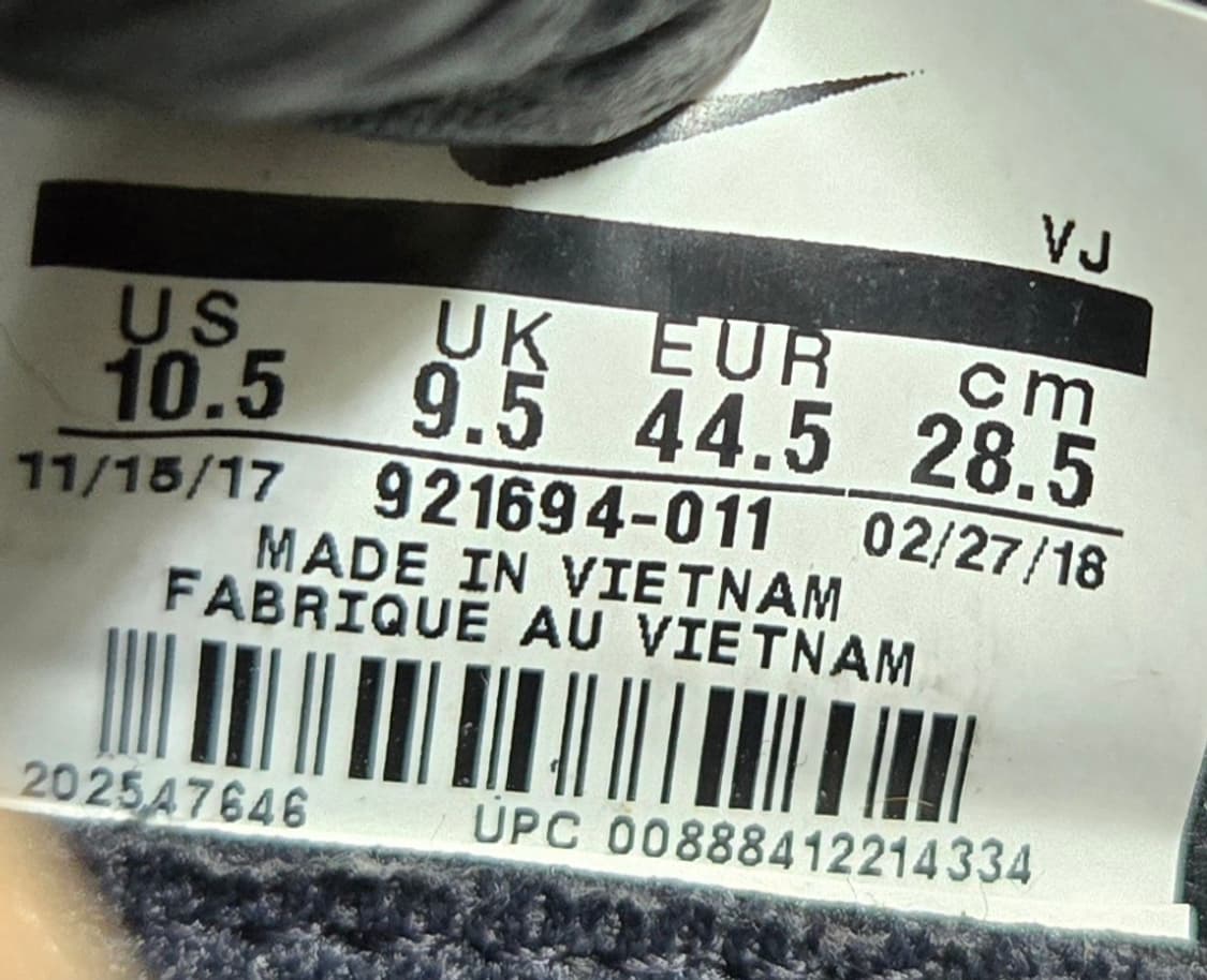 나이키 285mm- 에어맥스 시퀀트 운동화 블랙/화이트 상품이미지7