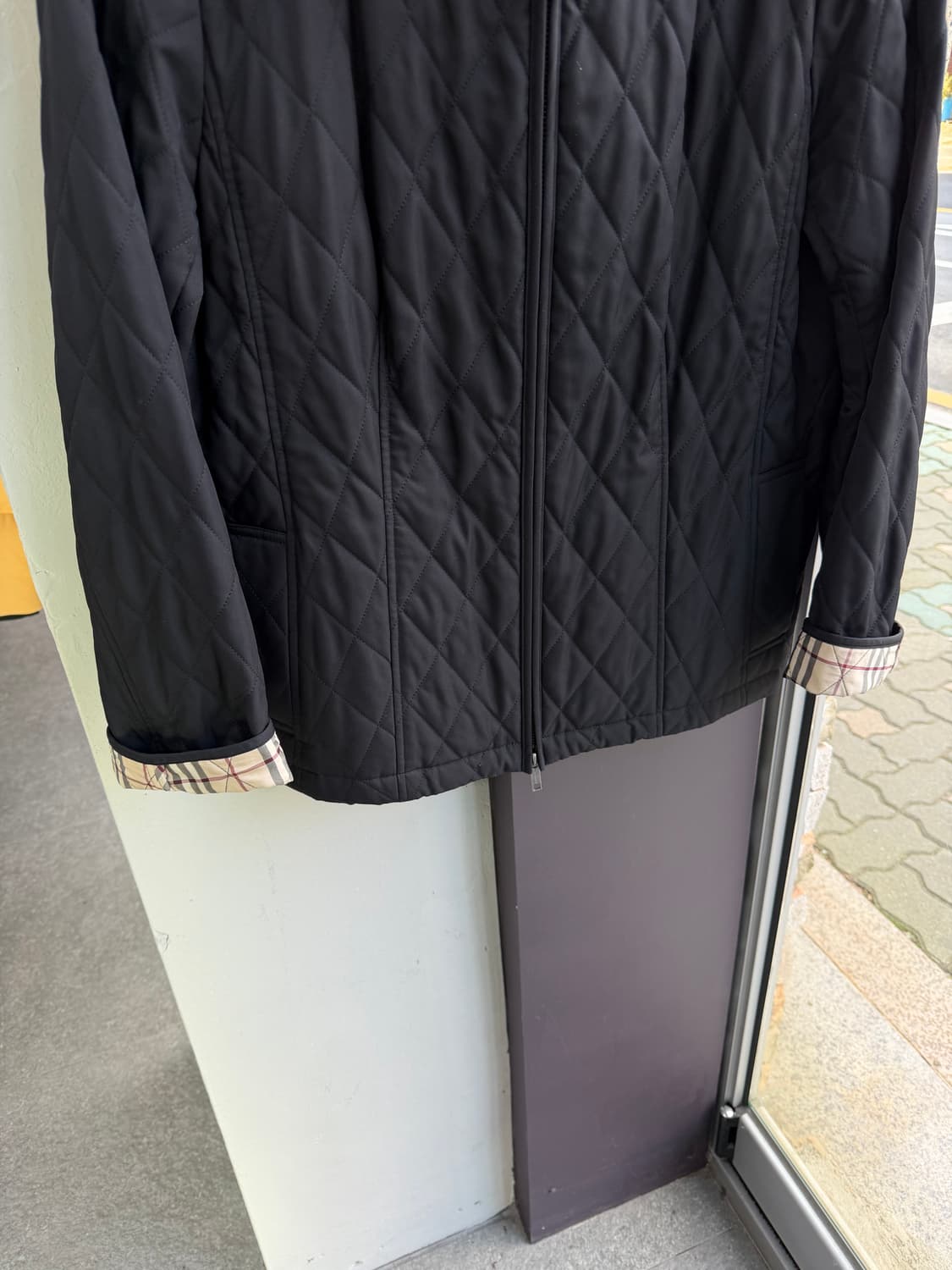 55/ 버버리 퀄티드 노바체크 패딩 자켓 상품이미지4