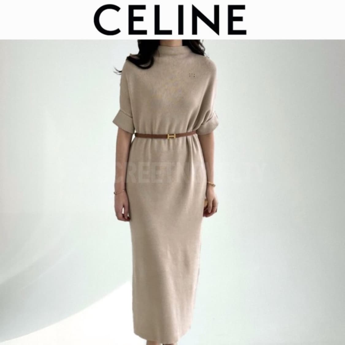 셀린느 반목 니트 원피스 상품이미지7