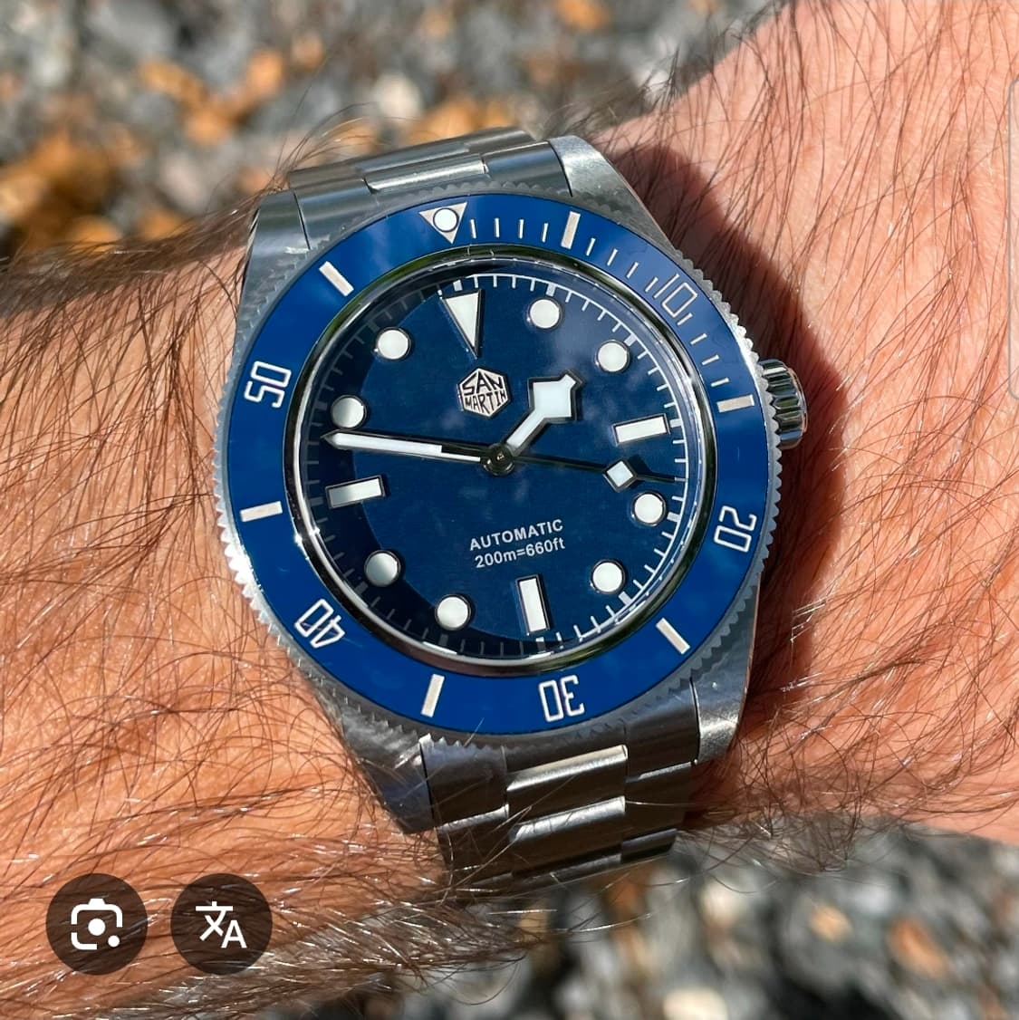 산마틴 sn008 블랙베이 오마쥬 40mm 상품이미지2